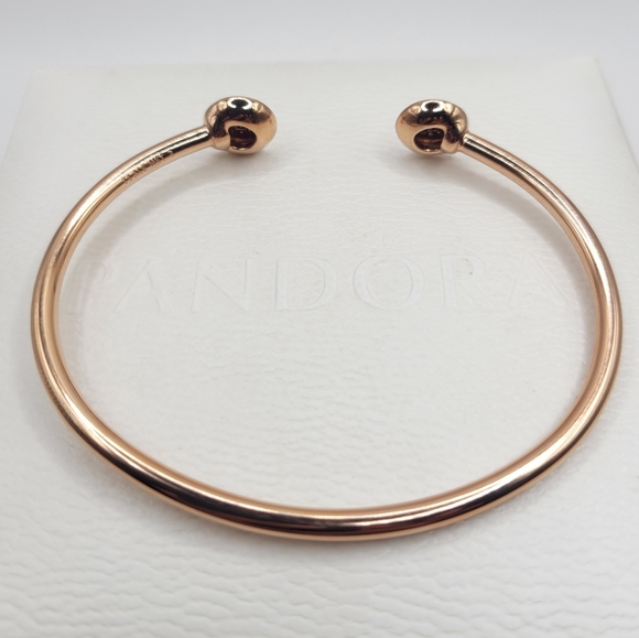 Authentic Pandora Rose Open Bangle Bracelet - Picture 4 of 4